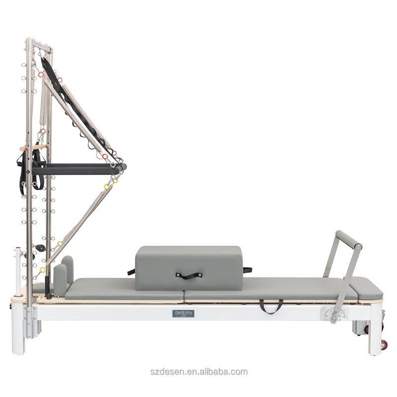 Pilates Yoga Hot - YTYIN F6001-S800-B เครื่องปฏิรูปพิลาทิสอเนกประสงค์สำหรับโยคะและพิลาทิส รุ่นขายดี ผลิตจากอะลูมิเนียมอัลลอยด์ ปรับแต่งได้สำหรับใช้ในบ้าน
