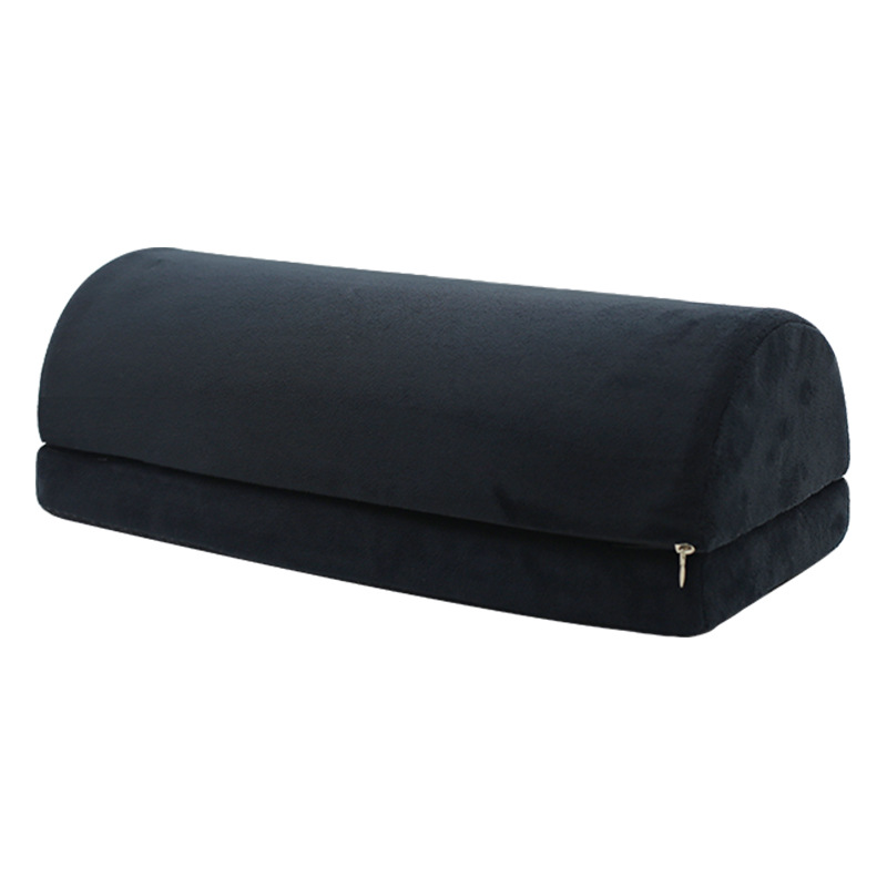 Bolster Cushion Round - หมอนรองขา 1 ชิ้น รูปทรงครึ่งวงกลม สำหรับขา เข่า