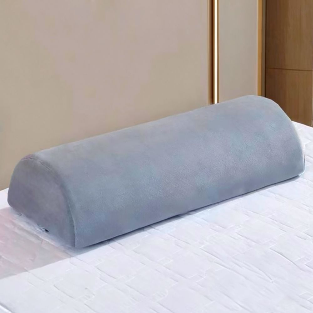 Bolster Cushion Round - หมอนรองขาเมมโมรี่โฟมคืนตัวช้า สำหรับเตียงนวดสปาในร้านนวดมืออาชีพ เบาะรองนั่งครึ่งวงกลมตามหลักสรีรศาสตร์