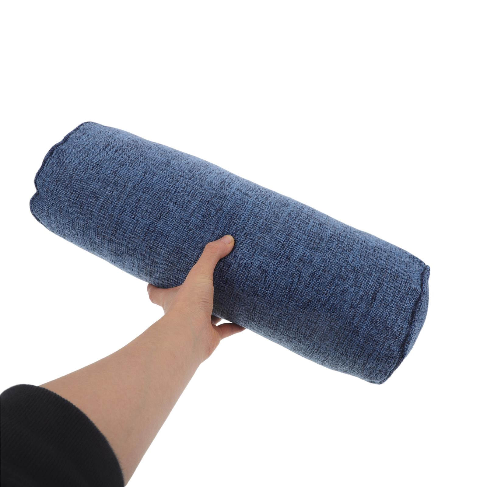 Bolster Cushion Round - หมอนรองหลังทรงกระบอกสำหรับโยคะ รองรับหลังและคอ ช่วยยืดหลัง เหมาะสำหรับฟิตเนส พิลาทิส