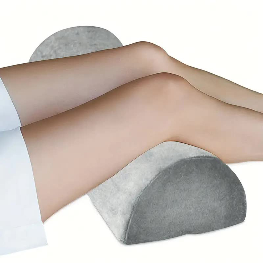 Bolster Cushion Round - 1 PC Half Moon หมอนสําหรับขาเข่า Lower