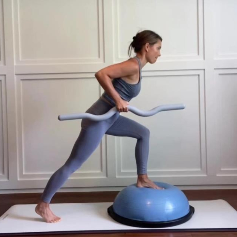 Pilates Yoga Training - บาร์พิลาทิสแบบมีน้ำหนักพร้อมปลอกซิลิโคน อุปกรณ์ฝึกความแข็งแรงสำหรับออกกำลังกายที่บ้าน ช่วยปรับรูปร่าง โยคะ พิลาทิส อุปกรณ์เสริมสำหรับการออกกำลังกาย