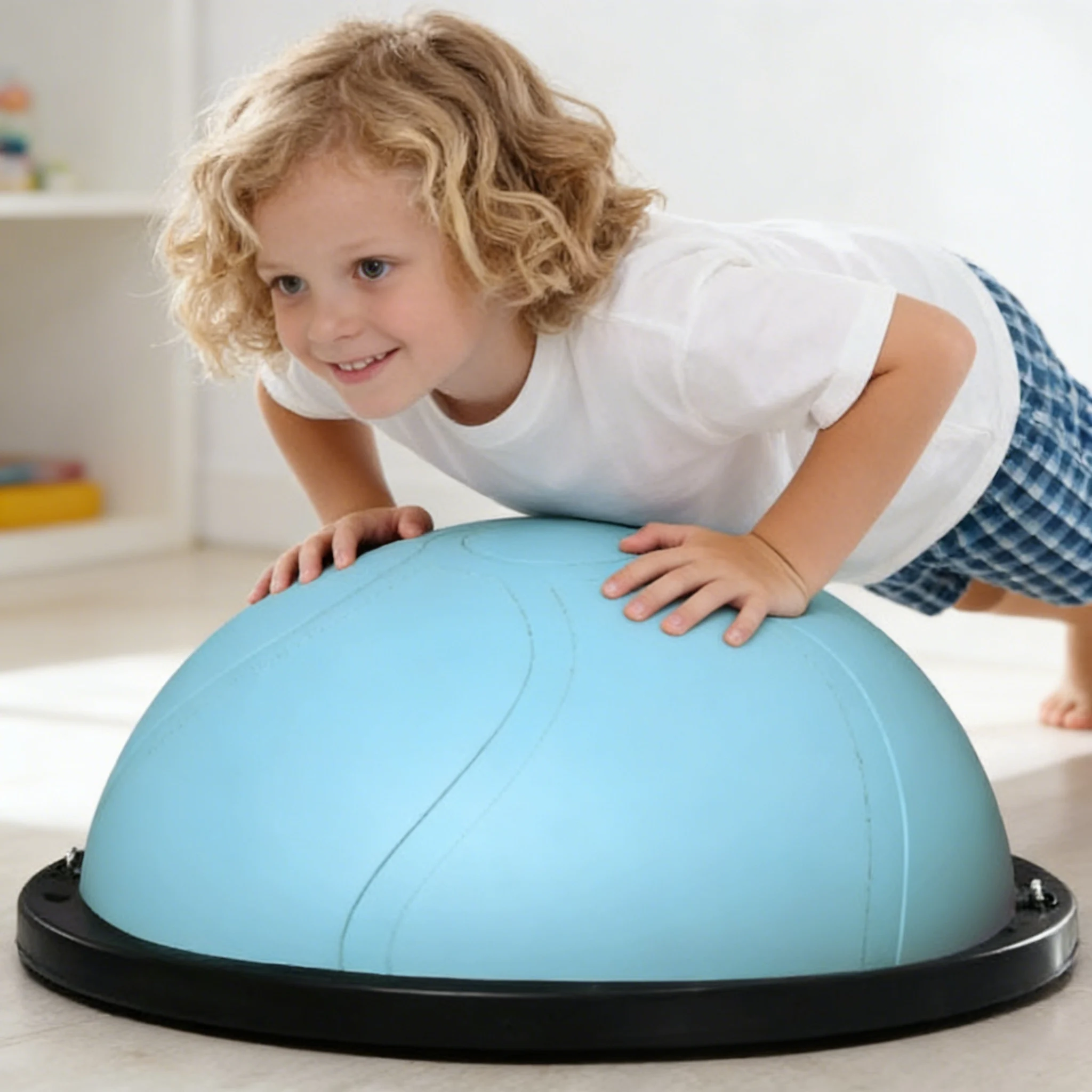Pilates Yoga Hot - ลูกบอลบอสซูแบบหนาพิเศษ รุ่นพรีเมียม ขายดี ปี 2026 สำหรับออกกำลังกายที่บ้าน
