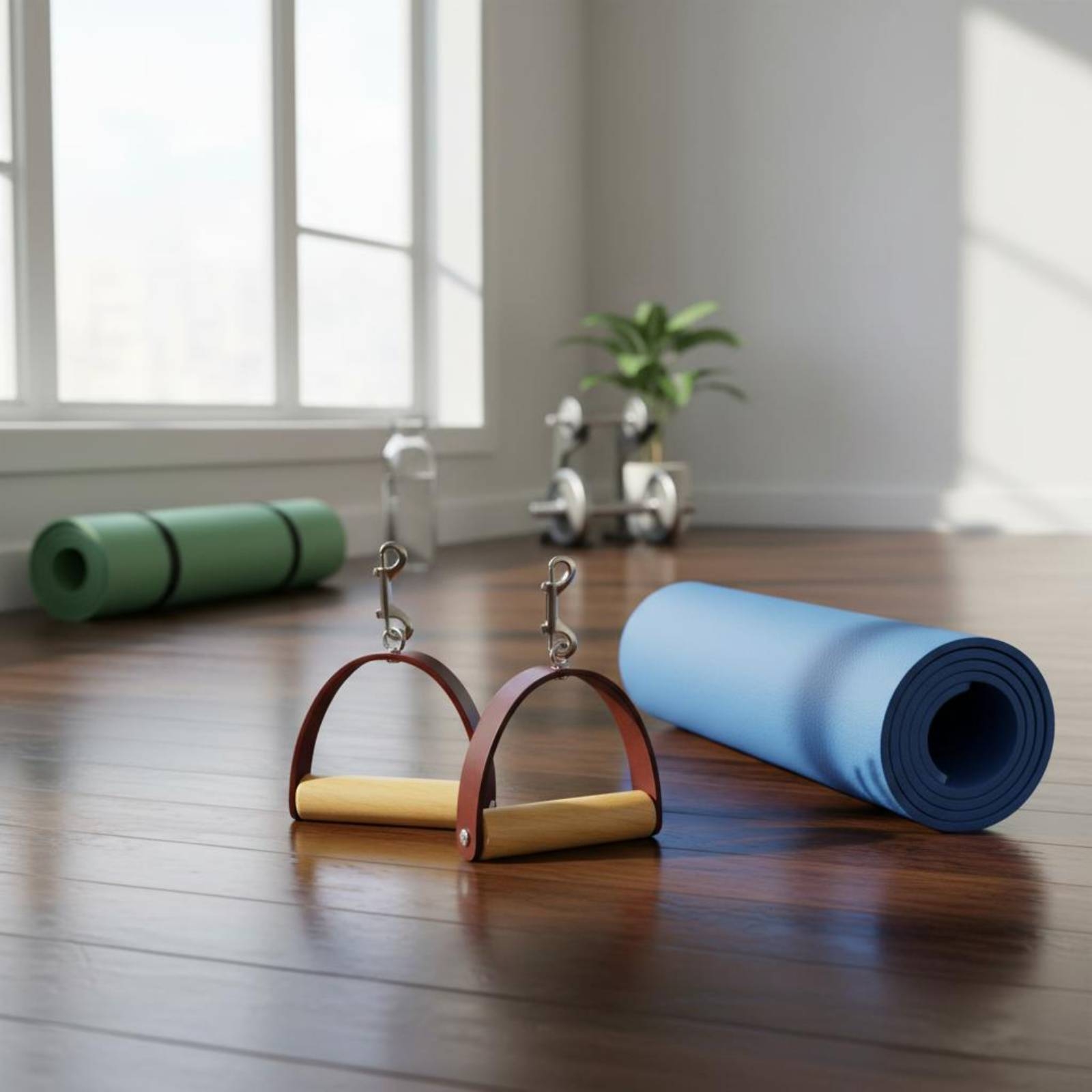 ด้ามจับพิลาทิส 2 ชิ้น คลิปโลหะ - Pilates & Yoga Tina Fehrenbach บทวิจารณ์และราคา