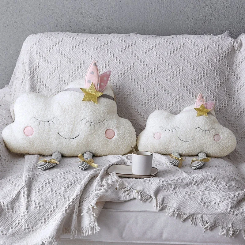 Cloud Plushของเล่นตกแต่งหมอนสำ - Bolster Cushion Round บทวิจารณ์และราคา
