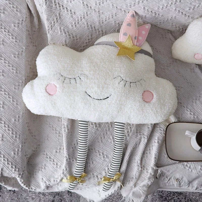 Cloud Plushของเล่นตกแต่งหมอนสำ - Bolster Cushion Round บทวิจารณ์และราคา