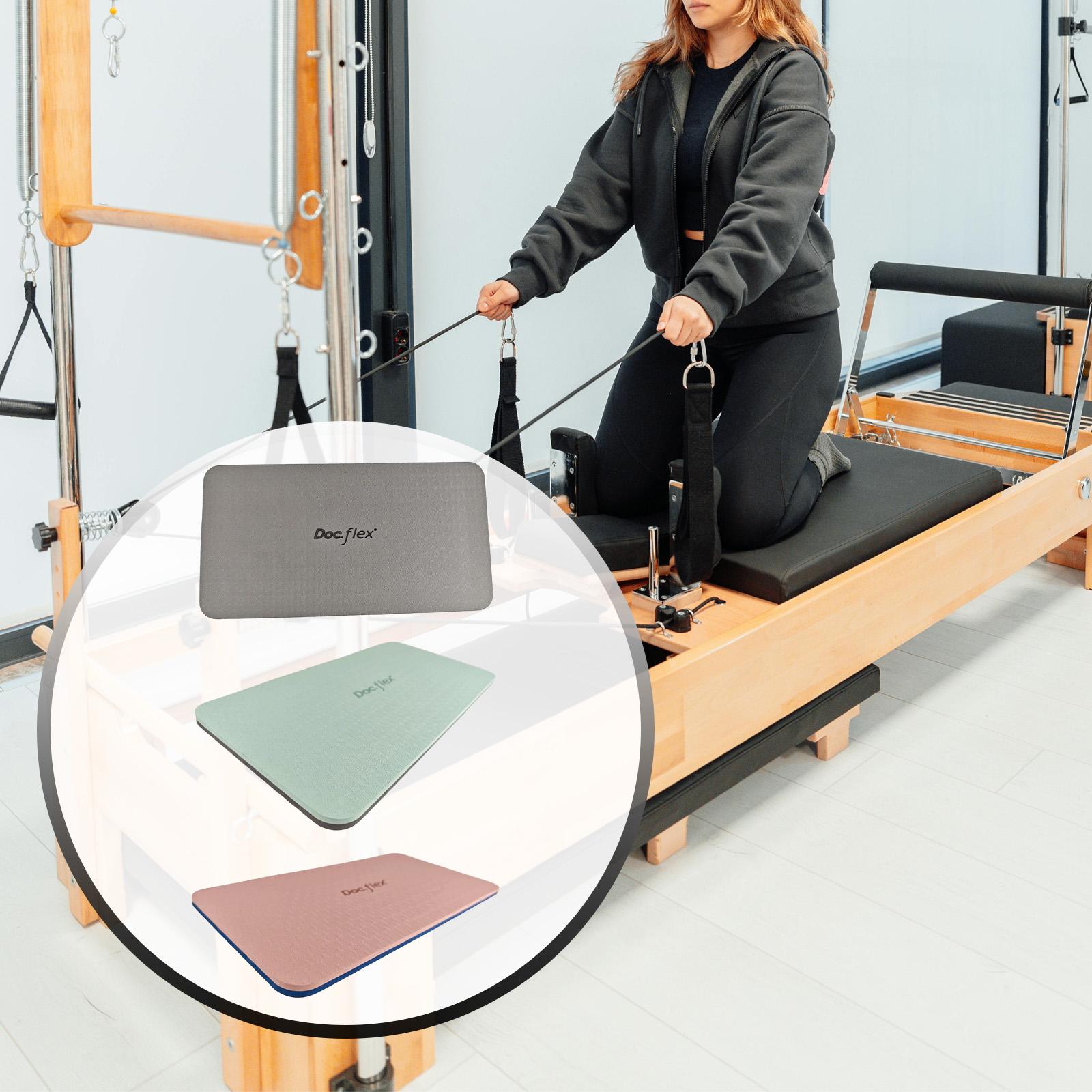 เสื่อพิลาทิส 2 ชิ้น เสื่อรองเข - Pilates Yoga Mat Workout บทวิจารณ์และราคา