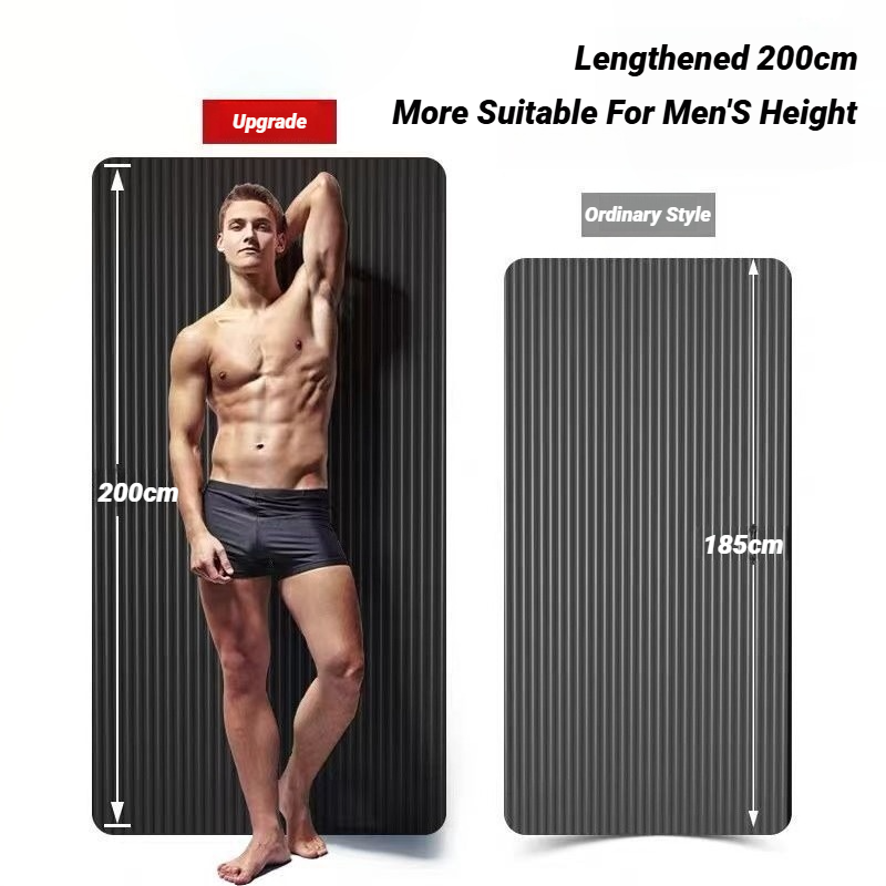 ชุดสองชิ้น แผ่นรองโยคะ NBR หนา - Pilates Yoga Mat Thickness บทวิจารณ์และราคา