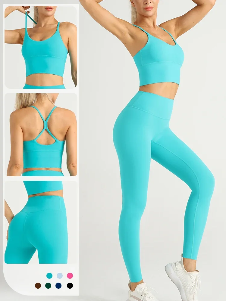 เสื้อผ้าโยคะ2ชิ้นของผู้หญิงชุด - Pilates Yoga Legging บทวิจารณ์และราคา