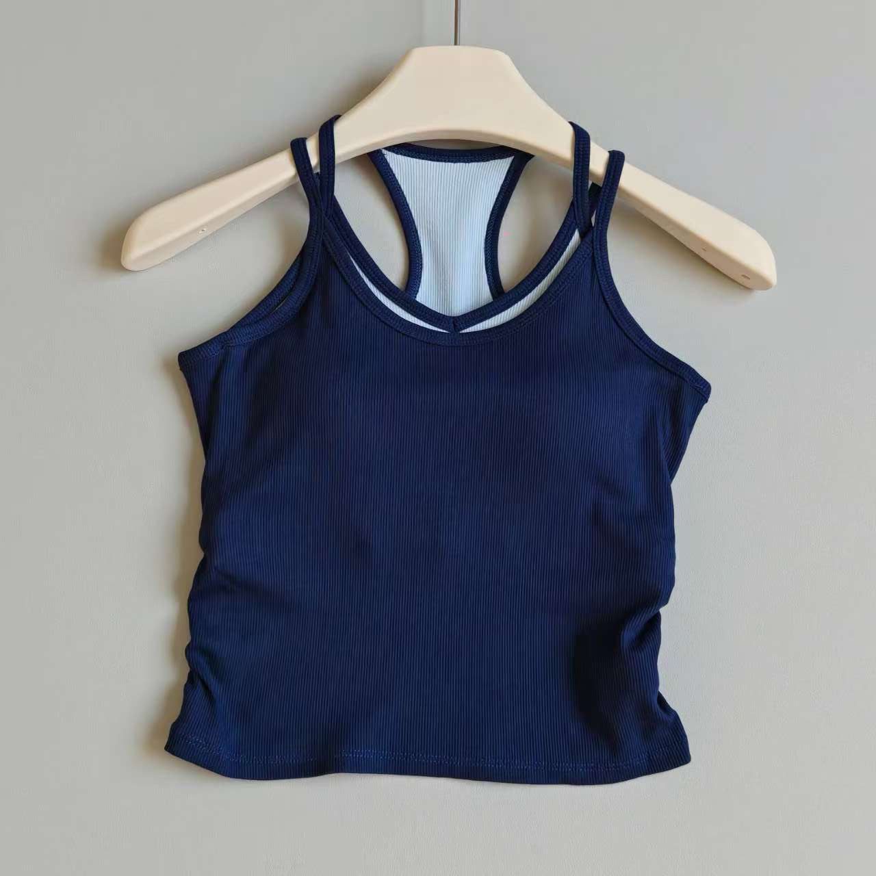 เสื้อกล้ามโยคะสีตัดกันสำหรับผู - Pilates Yoga Training บทวิจารณ์และราคา