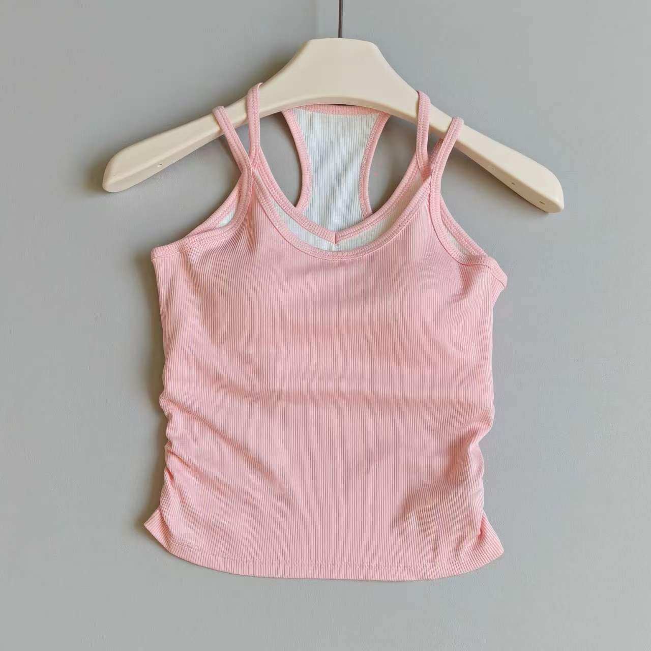 เสื้อกล้ามโยคะสีตัดกันสำหรับผู - Pilates Yoga Training บทวิจารณ์และราคา