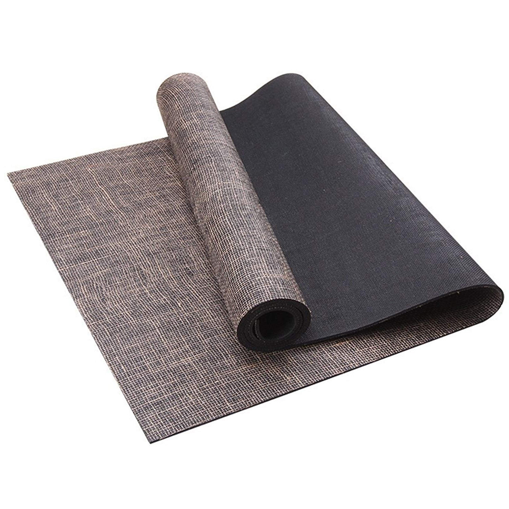 เสื่อโยคะยางพาราธรรมชาติผสมปอก - Pilates Yoga Mat Workout บทวิจารณ์และราคา