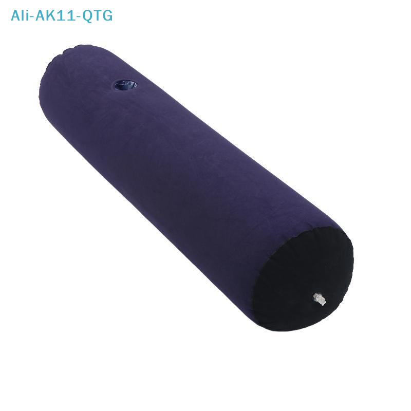 หมอนรองนั่งเป่าลมสีฟ้า ขนาดยาว - Bolster Cushion Round บทวิจารณ์และราคา