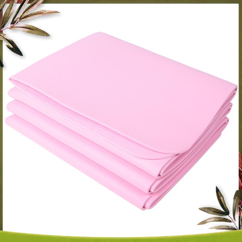 เสื่อโยคะแบบพับได้ เสื่อออกกำล - Pilates Yoga Mat Workout บทวิจารณ์และราคา