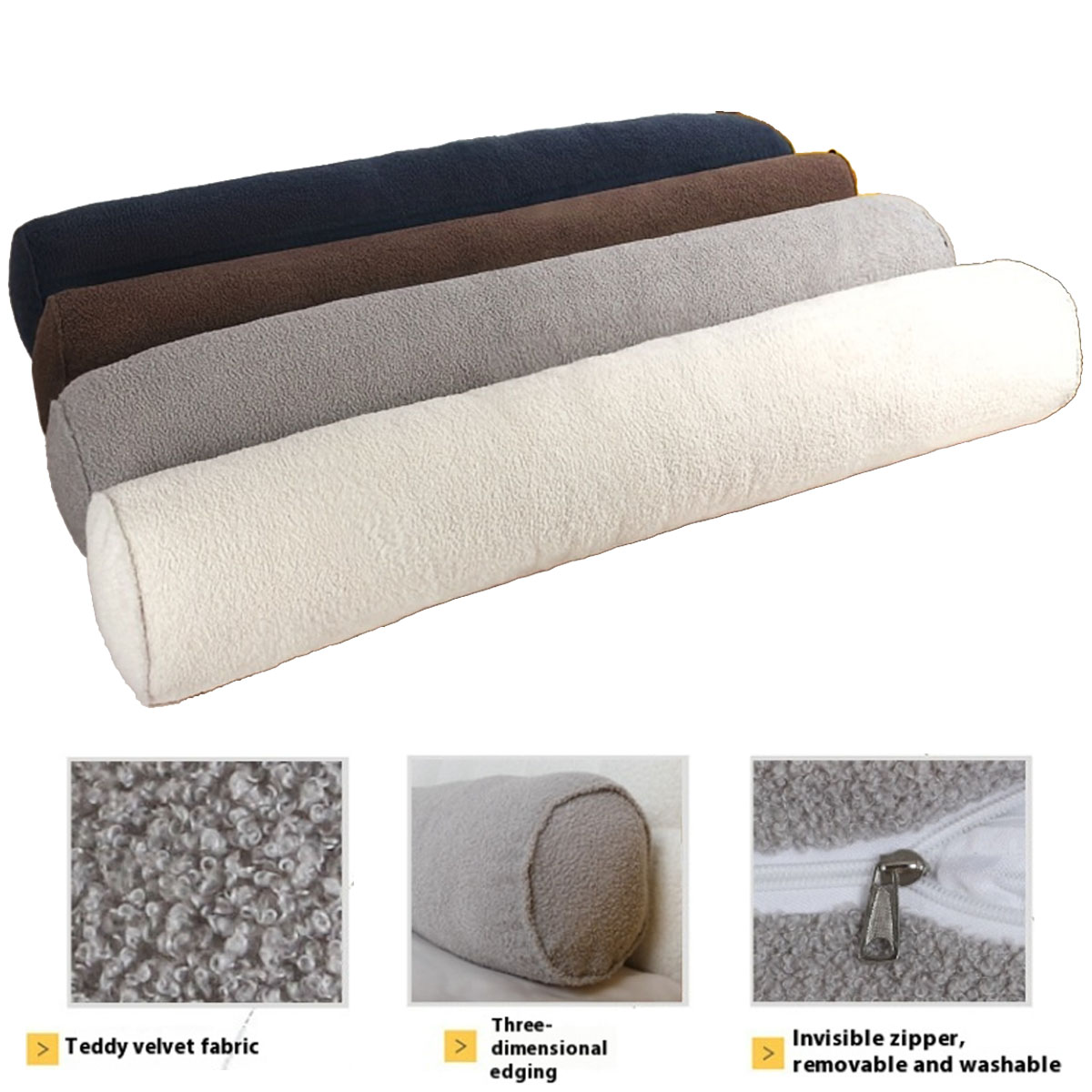 รอบปลอกหมอนยาวสนับสนุนศัลยกรรม - Bolster Cushion Round บทวิจารณ์และราคา