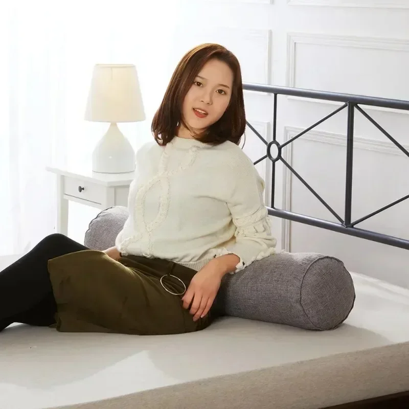 หมอนรองคอทรงกระบอก หมอนรองคอทร - Bolster Cushion Round บทวิจารณ์และราคา