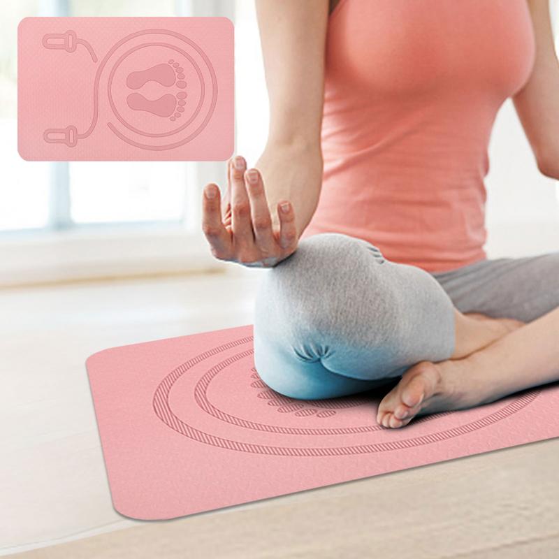 แผ่นรองกระโดดเชือกขนาด 6 มม. ว - Pilates Yoga Mat Workout บทวิจารณ์และราคา