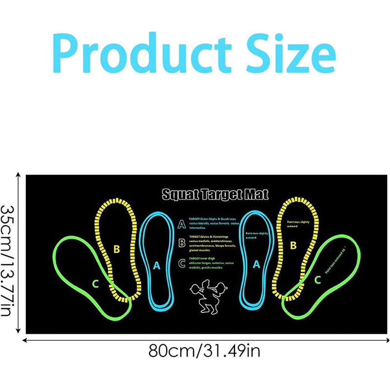 เสื่อฝึกซ้อม Squat & Glute มัล - Pilates Yoga Mat Workout บทวิจารณ์และราคา