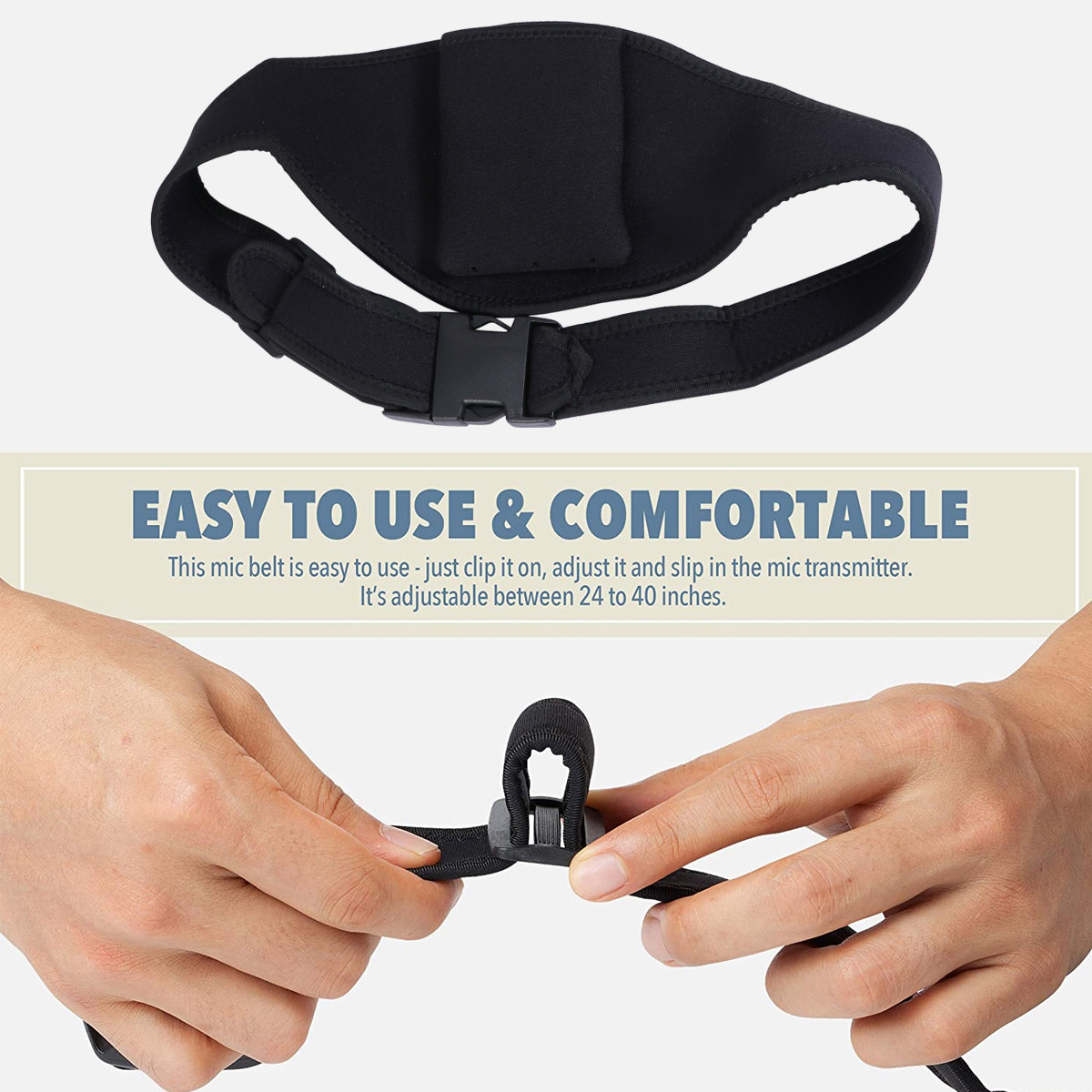 กระเป๋าใส่ไมโครโฟนและสายคาดไมโ - Pilates Yoga Instructor บทวิจารณ์และราคา
