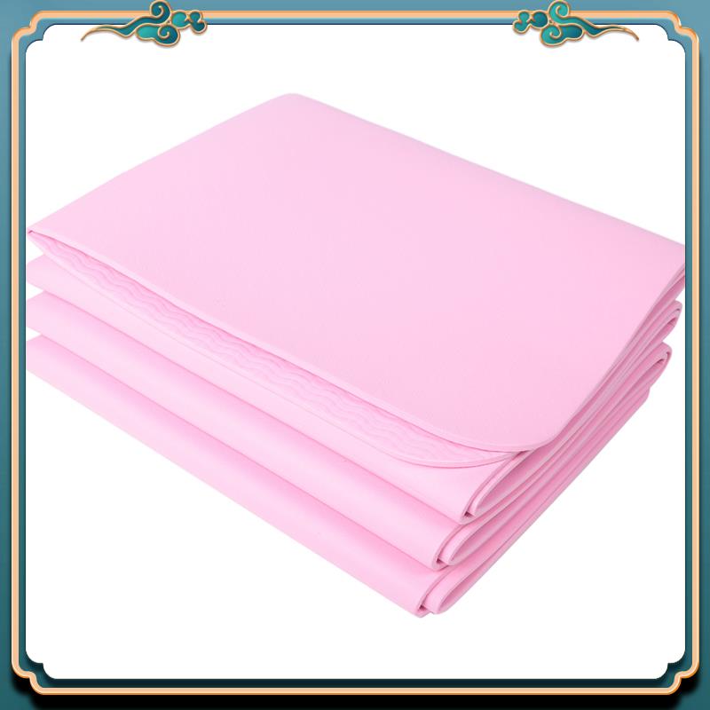 เสื่อโยคะแบบพับได้พับท่องเที่ย - Pilates Yoga Mat Workout บทวิจารณ์และราคา
